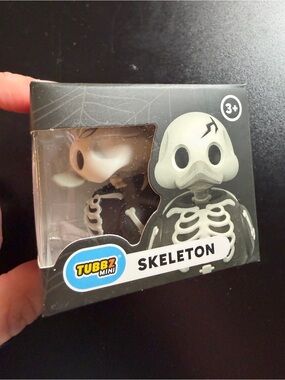 New Mini TUBBZ 2" Rubber Duck Skeleton Halloween Spooky Skull 5 Below Horror